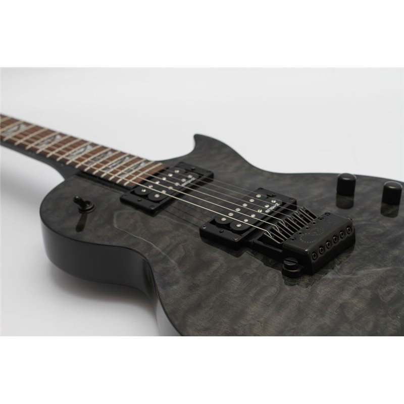 E-Gitarre VGS Select Series Evertune Eruption Jet Black Faded