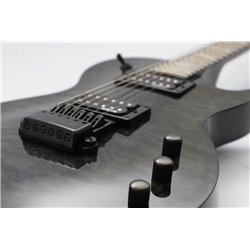 E-Gitarre VGS Select Series Evertune Eruption Jet Black Faded