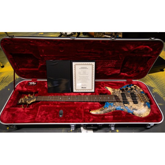 Ibanez J-Custom JCSR2021 NTL Buckeye Burl E-Bass