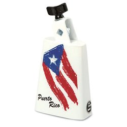 Latin Percussion Kuhglocke Black Beauty Heritage Puerto  Rican Flag