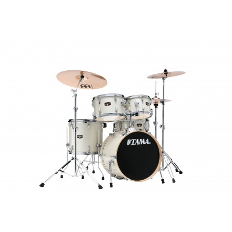 TAMA Imperialstar Drumset Vintage White Sparkle
