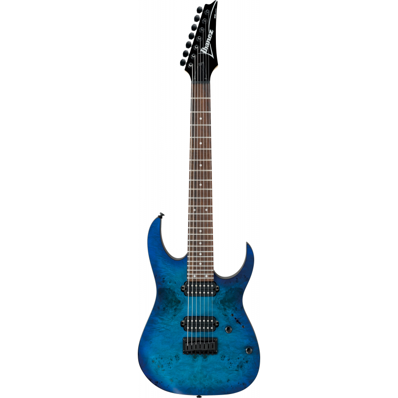 IBANEZ RG Serie E-Gitarre 7 String Saphire Blue Flat Burst