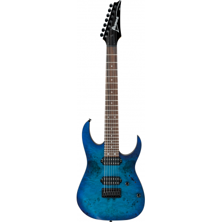 IBANEZ RG Serie E-Gitarre 7 String Saphire Blue Flat Burst