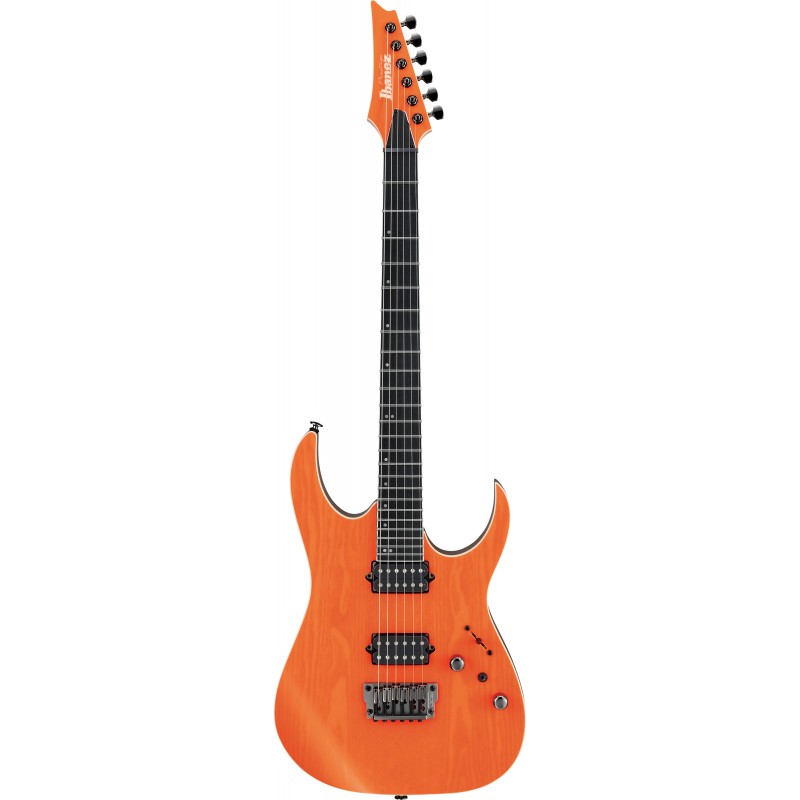 IBANEZ RG-Series E-Gitarre 6 String Transparent Fluorescent Orange + Case