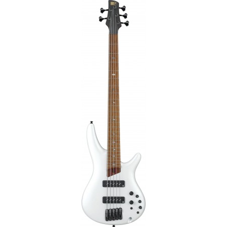 IBANEZ SR-Series E-Bass 5 String Pearl White Matte + Gigbag