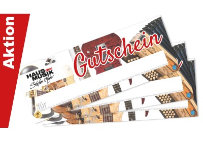 Wertgutscheine – Freude schenken, Musik ermöglichen